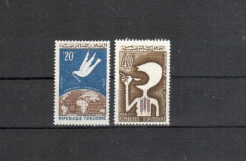 Tunsesien Michelnummer 620 - 621 postfrisch 