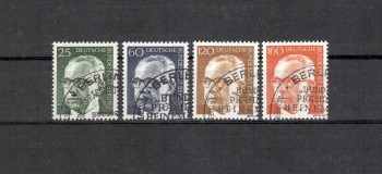 Berlin Michelnummer 393 - 396 gestempelt