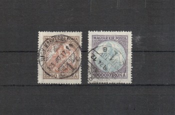Ungarn Michelnummer 401 - 402 gestempelt Ungarn Michelnummer 401 - 402 gestempelt