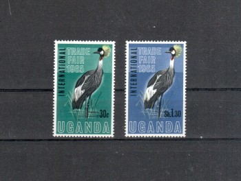 Uganda Michelnummer 85 - 86 postfrisch Uganda Michelnummer 85 - 86 postfrisch