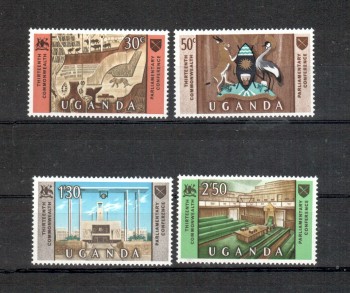 Uganda Michelnummer 101 - 104 postfrisch Uganda Michelnummer 101 - 104 postfrisch