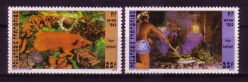 frz.Polynesien Michelnummer 437 - 438 postfrisch 
