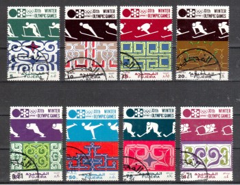 (intern: OLY438 ) Fujeira Michelnummer 719 - 726 gestempelt