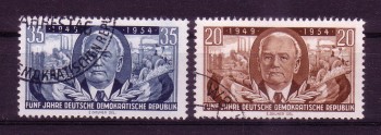 DDR Michelnummer 443 - 444 gestempelt