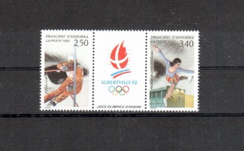 (intern: OLY447 ) Andorra , frz. Michelnummer 434 - 435 postfrisch