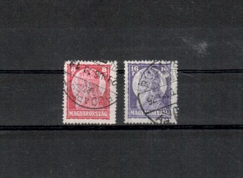Ungarn Michelnummer 455 - 456 gestempelt Ungarn Michelnummer 455 - 456 gestempelt