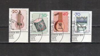 Berlin Michelnummer 459 - 462 gestempelt