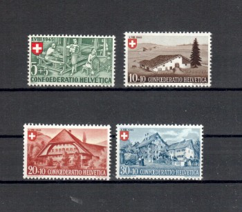 Schweiz Michelnummer 460 - 463 postfrisch Falz