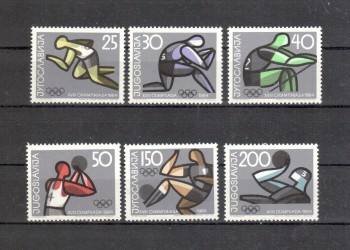 (intern: OLY461 ) Jugoslawien Michelnummer 1076 - 1081 postfrisch (intern: OLY461 ) Jugoslawien Michelnummer 1076 - 1081 postfrisch