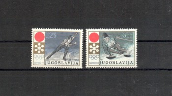 (intern: OLY462 ) Jugoslawien Michelnummer 1447 - 1448 postfrisch (intern: OLY462 ) Jugoslawien Michelnummer 1447 - 1448 postfrisch