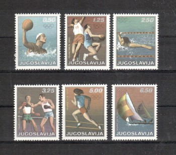 (intern: OLY463 ) Jugoslawien Michelnummer 1451 - 1456 postfrisch (intern: OLY463 ) Jugoslawien Michelnummer 1451 - 1456 postfrisch