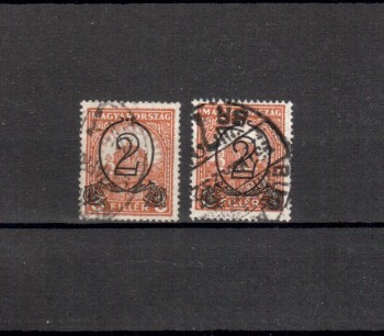 Ungarn Michelnummer 471 XA + XB gestempelt Ungarn Michelnummer 471 XA + XB gestempelt