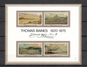 Suedafrika Michelnummer 476 - 479 Block 3 postfrisch Suedafrika Michelnummer 476 - 479 Block 3 postfrisch