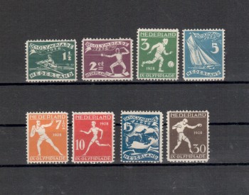 (intern: OLY476 ) Niederlande Michelnummer 205 - 212 postfrisch Falz (intern: OLY476 ) Niederlande Michelnummer 205 - 212 postfrisch Falz