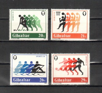 Gibraltar Michelnummer 477 - 480 postfrisch