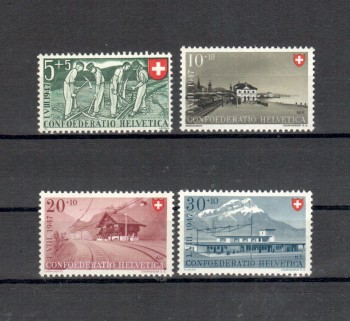 Schweiz Michelnummer 480 - 483 postfrisch