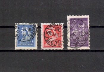 Ungarn Michelnummer 480 - 482 gestempelt Ungarn Michelnummer 480 - 482 gestempelt