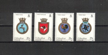 Gibraltar Michelnummer 481 - 484 postfrisch