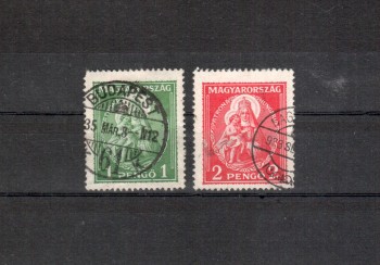 Ungarn Michelnummer 484 - 485 gestempelt Ungarn Michelnummer 484 - 485 gestempelt