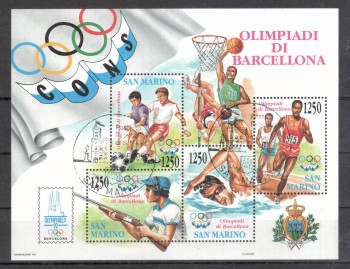 (intern: OLY484 ) San Marino Michelnummer Block 15 gestempelt (intern: OLY484 ) San Marino Michelnummer Block 15 gestempelt