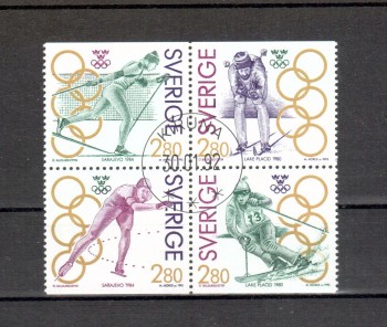 (intern: OLY486 ) Schweden Michelnummer 1705 - 1708 gestempelt (intern: OLY486 ) Schweden Michelnummer 1705 - 1708 gestempelt