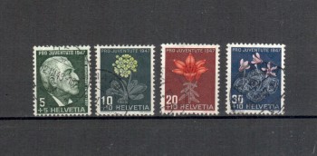 Schweiz Michelnummer 488 - 491 gestempelt Schweiz Michelnummer 488 - 491 gestempelt
