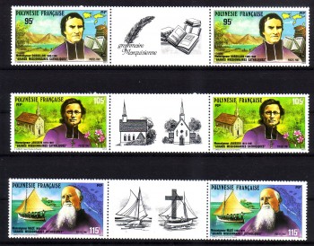 frz.Polynesien Michelnummer 492 - 494 ZF postfrisch 