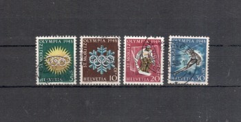 Schweiz Michelnummer 492 - 495 gestempelt Schweiz Michelnummer 492 - 495 gestempelt
