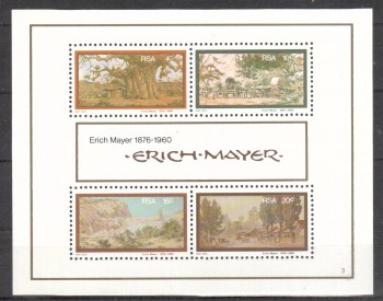 Suedafrika Michelnummer 496 - 499 Block 4 postfrisch Suedafrika Michelnummer 496 - 499 Block 4 postfrisch