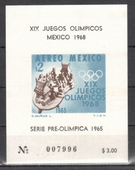 (intern: OLY 499) Mexiko Michelnummer Block 4 postfrisch (intern: OLY 499) Mexiko Michelnummer Block 4 postfrisch