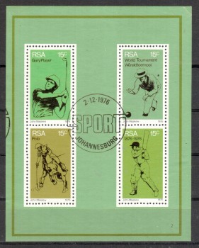 Suedafrika Michelnummer 508 Block 5 gestempelt Suedafrika Michelnummer 508 Block 5 gestempelt