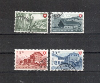 Schweiz Michelnummer 508 - 511 gestempelt Schweiz Michelnummer 508 - 511 gestempelt