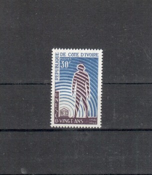 Elfenbeinkueste Michelnummer 307 postfrisch 