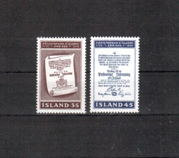 Island Michelnummer 516 - 517 postfrisch
