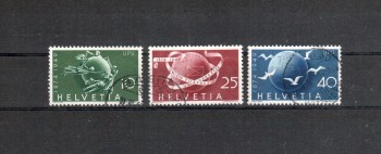 Schweiz Michelnummer 522 - 524 gestempelt