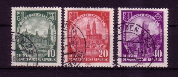 DDR Michelnummer 524 - 526 gestempelt