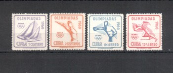 (intern: OLY 538) Kuba Michelnummer 669 - 672 postfrisch (intern: OLY 538) Kuba Michelnummer 669 - 672 postfrisch