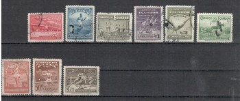 (intern: OLY 541) Ecuador Michelnummer aus 408 - 417 gestempelt (intern: OLY 541) Ecuador Michelnummer aus 408 - 417 gestempelt