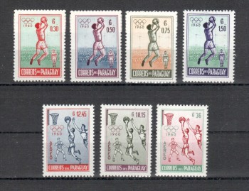 (intern: OLY 543) Paraguay Michelnummer 834 - 840 postfrisch (intern: OLY 543) Paraguay Michelnummer 834 - 840 postfrisch