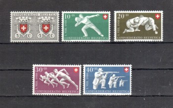 Schweiz Michelnummer 545 - 549 postfrisch