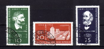 DDR Michelnummer 545 - 547 gestempelt