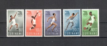 (intern: OLY 552) Surinam Michelnummer 384 - 388 postfrisch (intern: OLY 552) Surinam Michelnummer 384 - 388 postfrisch
