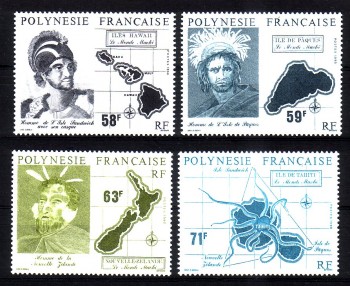 frz.Polynesien Michelnummer 553 - 556 postfrisch 