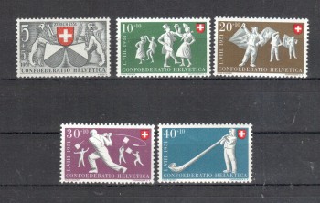 Schweiz Michelnummer 555 - 559 postfrisch Schweiz Michelnummer 555 - 559 postfrisch