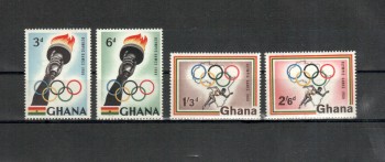 (intern: OLY 560) Ghana Michelnummer 84 - 87 postfrisch