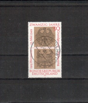 BRD Michelnummer 585 gestempelt
