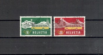 Schweiz Michelnummer 586 - 587 gestempelt