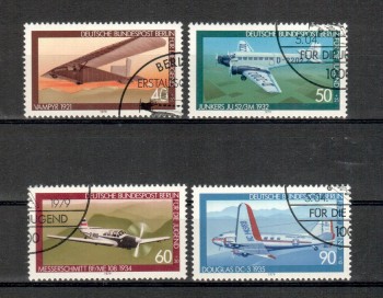 Berlin Michelnummer 592 - 595 gestempelt Berlin Michelnummer 592 - 595 gestempelt