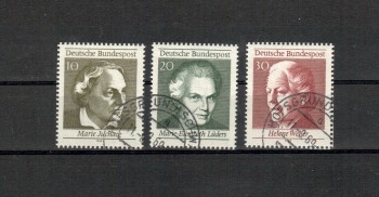 BRD Michelnummer 596 - 598 gestempelt