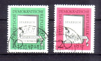 DDR Michelnummer 598 - 599 gestempelt